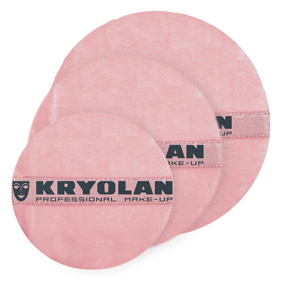 Velour top powder puff